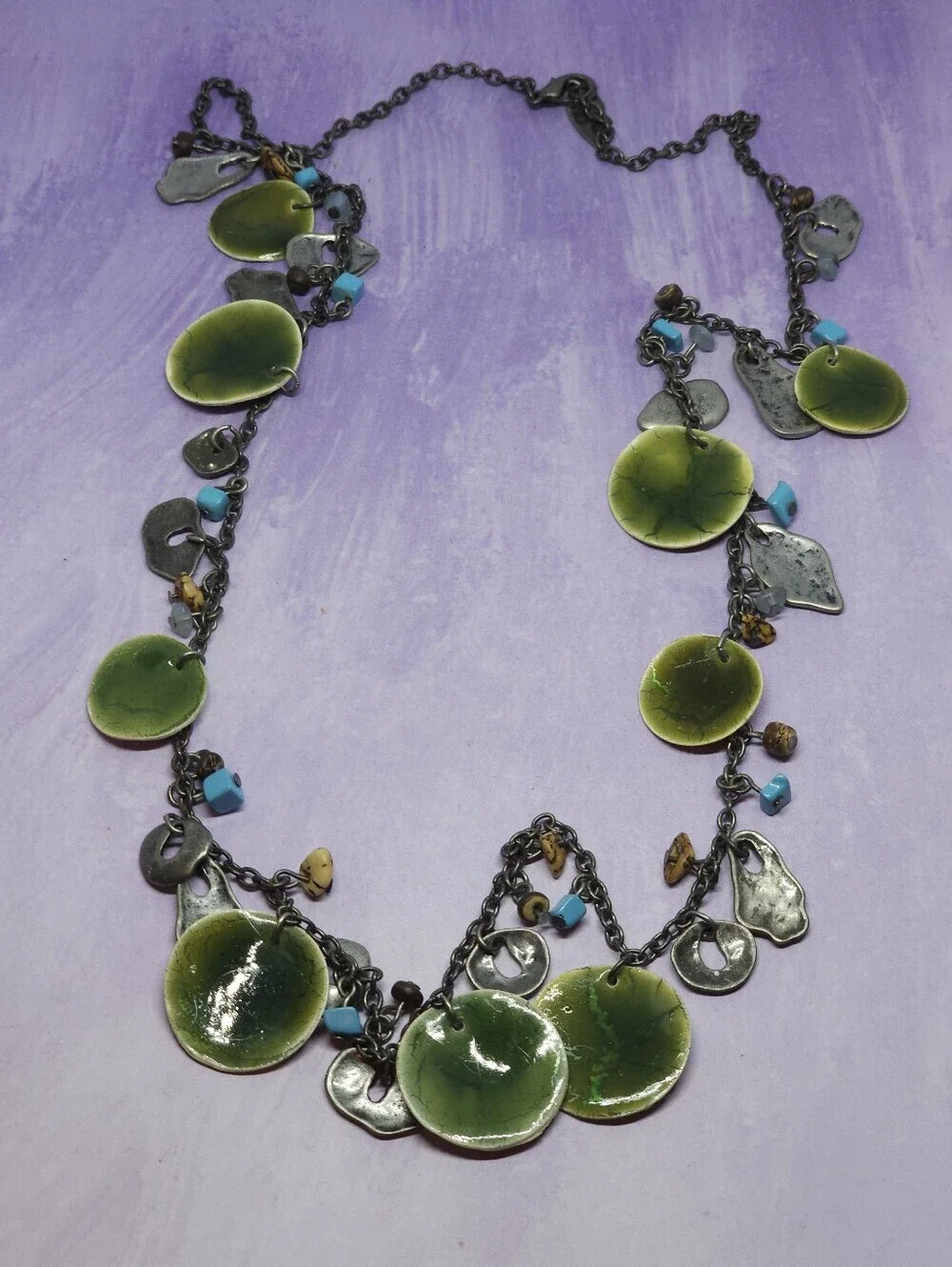 Coldwater Creek Seashore Flutter Shell Necklace